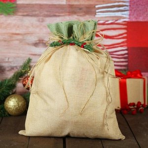 СИМА-ЛЕНД Мешок для подарков на завязках 30 х 40 см