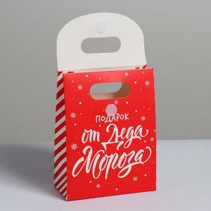 СИМА-ЛЕНД Пакет с клапаном «Подарок от Деда Мороза», 12 х16 х 6 см.