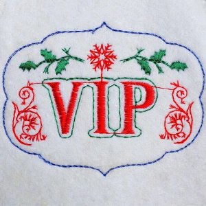 Банная забава Банная шапка с вышивкой &quot;VIP&quot;