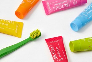 Be YoU  YoU Набор зубных паст Шесть вкусов 6*10 ml+ зубная щетка Smart, шт