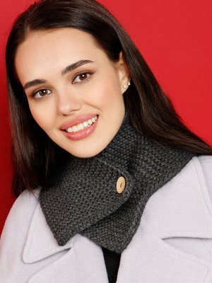 Воротник снуд женский вязаный