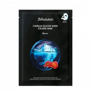 JMSOLUTION CAMELLIA GLACIER WATER ICELAND MASK SNOW 30ml Тонизирующая маска с экстрактом Камелии 30мл