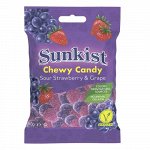 Мармелад жевательный Jelly Belly Sunkist Кислая Клубника и Виноград 60 гр