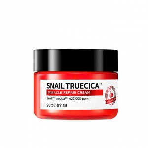 Крем на основе муцина черной улитки Snail Truecica Miracle Repair Cream