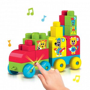 Конструктор детский Talky Blocks кнопочка Едем на ферму (2877)