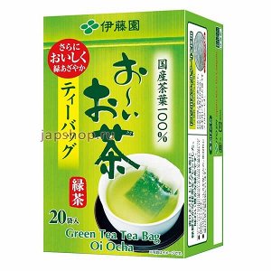 Чай Итоэн зеленый листовой без добавок (20 пакетиков) 40г Япония