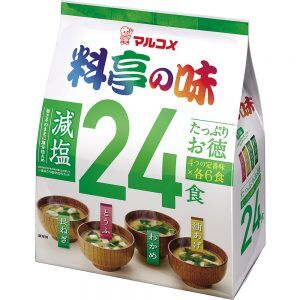 Суп-мисо белое мисо с пониженым содержанием соли "Marukome" 24 порции 360г Япония