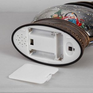 Светодиодная фигура «Дети и снеговик» 8x25x4 см, пластик, батарейки ААх3 (не в комплекте), свечение тёплое белое