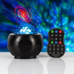 Диско шар-проектор &quot;Вселенная&quot;, лазерный, d=11 см, Bluetooth, реаг. на звук, MicroUSB, пульт   69784