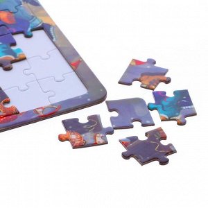 Puzzle Time Набор пазлов в рамке «Здравствуй, Новый год», 35, 42, 54 детали