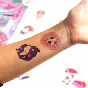 Набор с детскими татуировками «Я люблю единорогов»