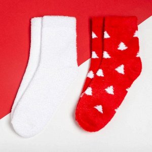 Набор новогодних носков KAFTAN &quot;Мишка&quot; р. 36-40 (23-25 см), 2 пары