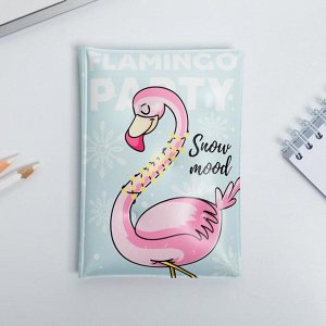 Набор Flamingo winter party: паспортная обложка-облачко и ежедневник-облачко