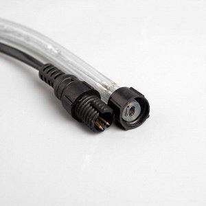 Световой шнур Luazon Lighting 10 мм, IP44, 20 м, 24 LED/м, 220 В, 8 режимов, свечение красное
