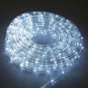Световой шнур Luazon Lighting 10 мм, IP65, 20 м, 24 LED/м, 220 В, 8 режимов, свечение белое