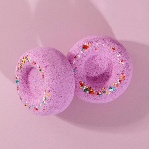 Бурлящие пончики для ванны «С новым годом» 130г, лаванда