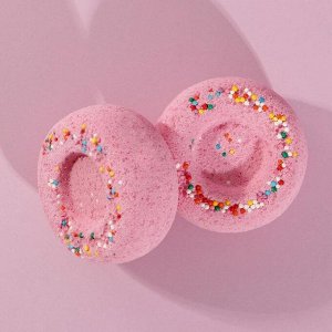 Бурлящие пончики для ванны «Снежной нежности» 130г, ягоды