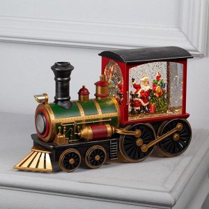 Светодиодная фигура «Паровоз» 31x17x10 см, пластик, батарейки ААх3 (не в комплекте), USB, свечение тёплое белое