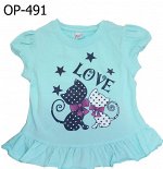 Футболка для девочки 3-7 лет BONITO KIDS