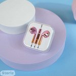 Наушники &quot;Gloss&quot; розовый (3.5 мм)