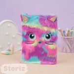 Блокнот-шерстяной &quot;Cat&quot; радужный