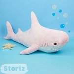 Мягкая игрушка &quot;Акула&quot; 100см, розовая