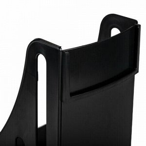 Лоток вертикальный для бумаг BRAUBERG Advanced, 250х100х285 мм, черный, 237943, 78