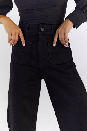Черные джинсы палаццо