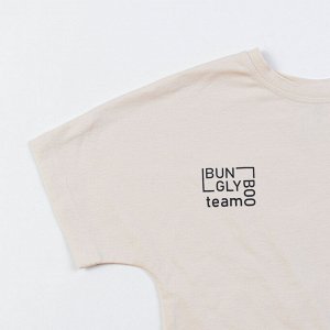 Платье-футболка оверсайз "Вb team" Тофу