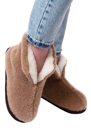 WOOLLAMB Чуни домашние CAMEL цвет Кемел 40-41