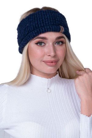 WOOLLAMB Повязка на голову БУКЛЕ цвет Индиго