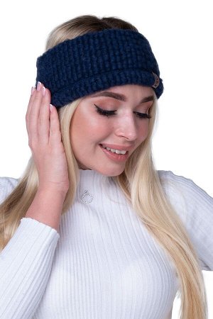 WOOLLAMB Повязка на голову БУКЛЕ цвет Индиго