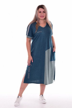 Платье женское 4-099а (изумруд)