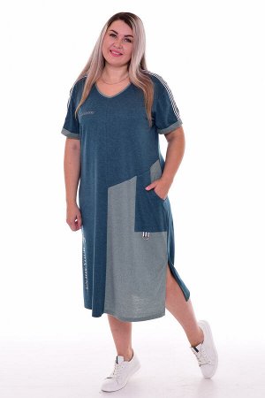 Платье женское 4-099а (изумруд)