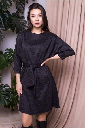 Платье Бони черный ПЛ675 от MultiModa