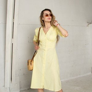 Платье Мелисса желтый ПЛ653 от MultiModa