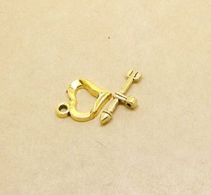 Тоггл Тоггл, цвет золото, диаметр 13 мм, длина палочки 18 мм, цена указана  за 1 шт