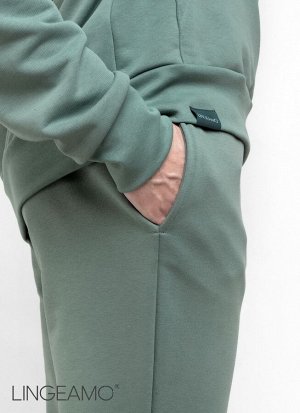 Мужские брюки из футера хаки Кб-33 (125)