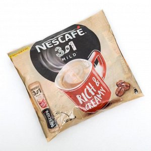 Кофе растворимый Nescafe 3 в 1 Мягкий, 50x14,5 г
