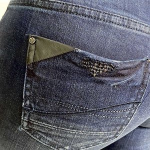 Модные женские джинсы L.M.V. с вышивкой и аппликациями на карманах - фасон, которому все девушки говорят «ДА!» №254 ОСТАТКИ СЛАДКИ!!!!