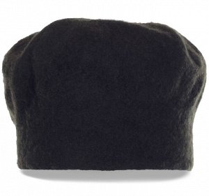 Оливковая фетровая шапка - оригинальный дизайн и первоклассное качество по привлекательной цене №1329 ОСТАТКИ СЛАДКИ!!!!