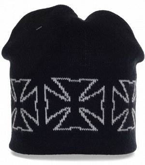 Городская мужская шапка бини - достойный выбор гарантирующий тепло и практичность. Последняя модная тенденция №1318