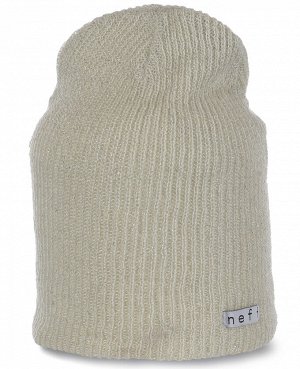 Брендовая стильная удлиненная трикотажная шапка бини Neff  №1591