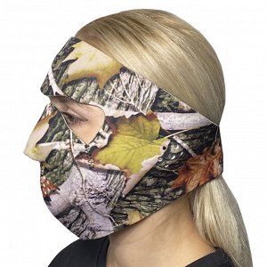 Полнолицевая медицинская маска Skulskinz Realtree Camo - Защитная маска в камуфляже Realtree. Гарантирует защиту от коронавируса, а также ветра, пыли, дождя. Идеальный вариант для активных и свободных