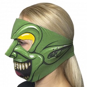 Маска Медицинская маска с молодежным дизайном Skulskinz Golem - Объединяет в себе такие преимущества, как защиту от вирусов, пыле/влаго/ветрозащиту, уникальный брутальный дизайн, многоразовость, удобс