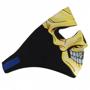 Маска Защитная маска с молодежным хоррор-принтом - Яркий дизайн для тех, кто хочет всегда оставаться индивидуальностью! Многоразовая защитная маска изготовлена из неопрена №37