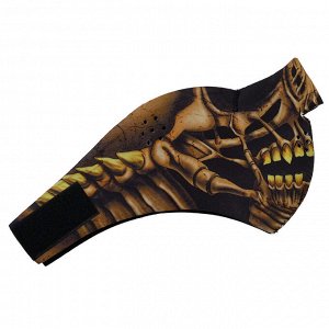 Медицинская антивирусная маска Wild Wear Bonebreaker - Крутая неопреновая маска, полюбившаяся байкерам, велосипедистам, спортсменам. Яркий дизайн с брутальным принтом для тех, кто хочет оставаться сти