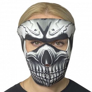 Маска Защитная антивирусная маска Wild Wear Skeleton из неопрена - Идеальный вариант в период пандемии, сочетающий в себе надежную защиту от коронавируса, сочный экстремальный внешний вид, удобство в 