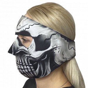 Маска Защитная антивирусная маска Wild Wear Skeleton из неопрена - Идеальный вариант в период пандемии, сочетающий в себе надежную защиту от коронавируса, сочный экстремальный внешний вид, удобство в 