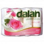 Мыло туалетное твердое &quot;Dalan Beauty Milk&quot; 90г, &quot;Роза и молоко&quot;, набор 4шт (Турция)